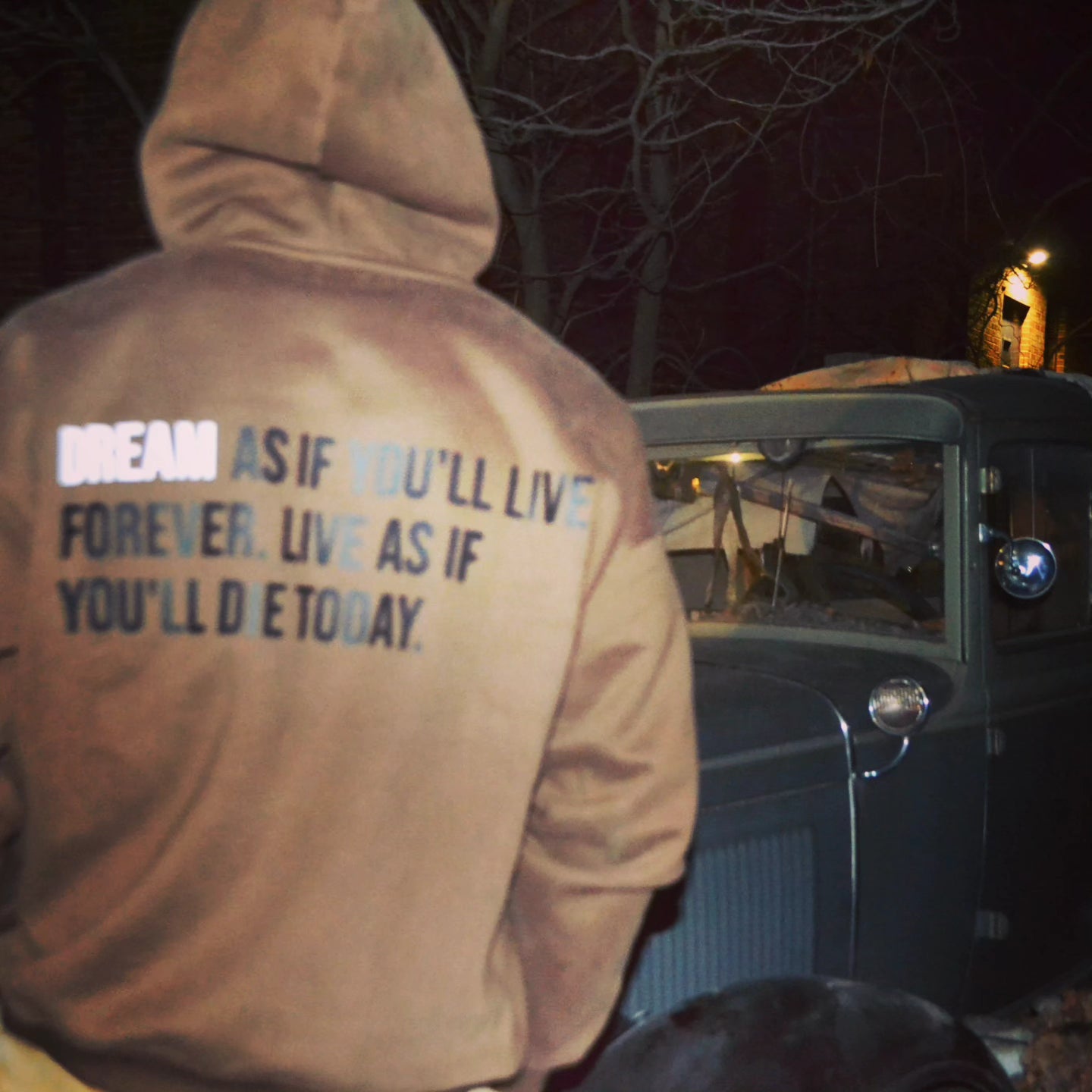 "Dream as if" 450GSM HighDream Fleece Hoodie