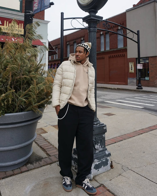 HighDream “Dream Forever” Premium Sand Hoodie – 400gsm Luxury Fleece